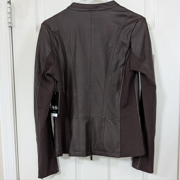 Moto Jacket Faux Leather - Picture 5 of 11